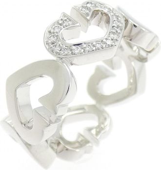 Cartier White Gold White Gold (18K) Band Ring (Pre-Owned)