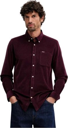 Barbour Overhemden, Heren, Bruin, XL, Casual Shirts