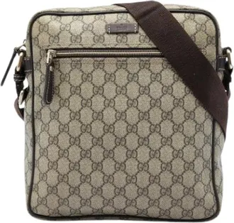 Gucci unisex, Pre-owned, Beige, Maat: ONE Size Leer