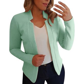Generic Blazers For Women Petite | Lightweight Summer Cardigans For Women Solid Color Ladies Short Jackets Fashion Slim Fit Suit Jackets For Women Soft Comfor