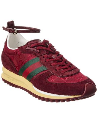 Gucci Re-Motion Gg Nylon & Suede Sneaker