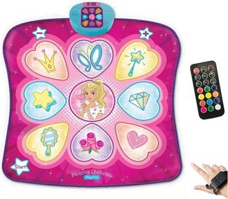 OEM Alfombra De Baile Musical Para Ni&ntilde;os De 3 A 14 A&ntilde;os - Rosa - Impermeable Y Antideslizante