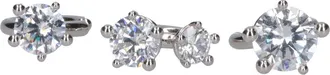 Panconesi Constellation Silver-Plated Crystal Ear Cuffs