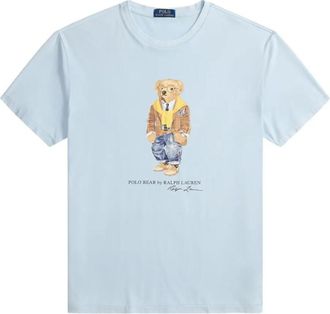 Ralph Lauren Light Blue Graphic Crew Neck T-Shirt