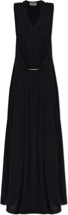 Sportmax Fervida Jurk - Dames - Maxi kleedjes - Zwart - XS - Kleedjes