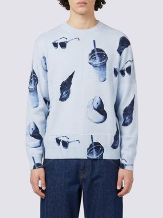 Paul Smith Cotton Crew Neck Pullover With Graphic Print