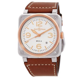Bell & Ross BR 03 Automatic White Dial Mens Watch BR03A-WH-STPG/SCA