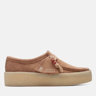 Clarks Womens Clarks Wallabee Cup Shoes in Beige