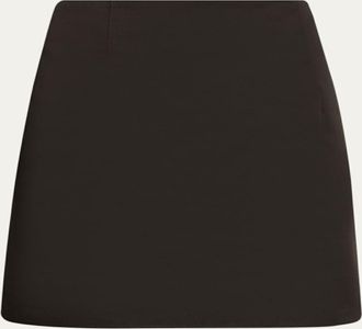 Liberowe Vera Duchess Satin Mini Skirt
