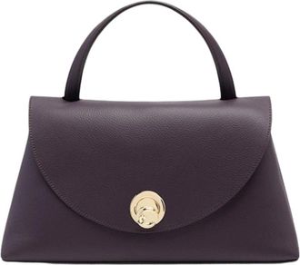 Coccinelle Moderne leren tas met C-Me-logo - Dames - Handtassen - Paars - ONE Size - Leer - Tassen