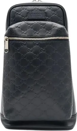 Gucci unisex, Pre-owned, Zwart, Maat: ONE Size Leer
