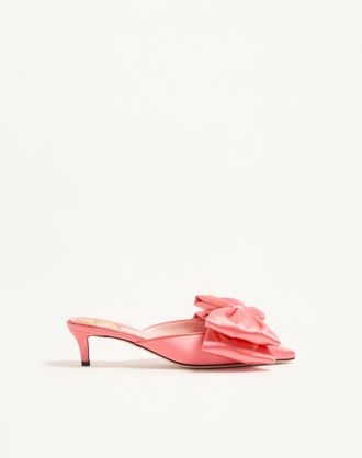 Valentino Garavani Mule Yolande In Raso 45Mm Donna SALMONE 35.5