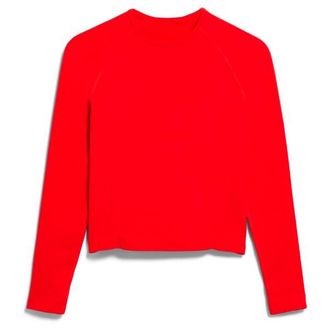 Armedangels Seamless Longsleeve Yogashirt f&uuml;r Damen | rot