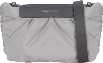 VeeCollective Caba Pochette Bag - Dames - Schoudertassen - Grijs - ONE Size - Leer - Tassen