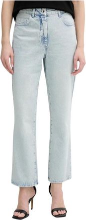 Patrizia Pepe High Waist Cigarette Jeans - Dames - Regular Fit Jeans - Blauw - W29 - Katoen - Jeans