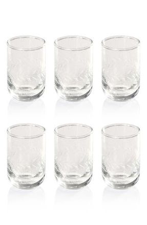 Zodax Etched Set of 6 Shot Glasses in Clear at Nordstrom Rack