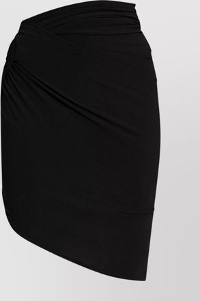 Jacquemus draped asymmetric high-rise mini skirt