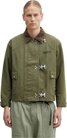 Neighborhood Jassen, Heren, Groen, XL, Katoen, Fireman Jacket