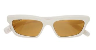 Jacquemus Salon - White / Amber Lens Sunglasses