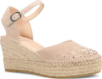 Ron White Breeza Wedge Sandal in Oyster at Nordstrom, Size 10-10.5Us