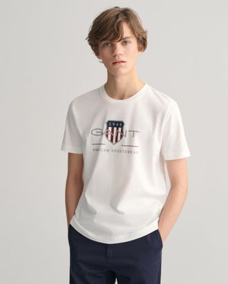 GANT Teens Archive Shield T-Shirt (146/152) WHITE
