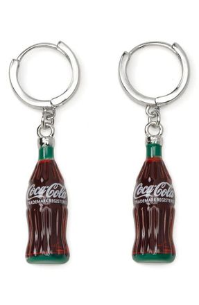Cufflinks Inc. Coca Cola Bottle Drop Earrings in Brown at Nordstrom