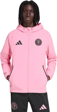 adidas Mens adidas Light Pink Inter Miami CF Tiro Travel Full-Zip Hooded Windbreaker at Nordstrom, Size Xx-Large