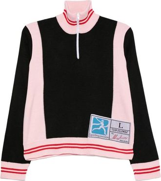 Magliano Logo-patch Panelled Sweater