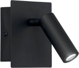 Luce-Ambiente-Design Luce Ambiente E Design - Applique led dickens in metallo bianco con punto luce orientabile luce calda