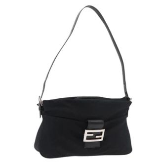 Fendi Pre-owned Shoulder Bags, female, Black, Size: ONE SIZE Pre-owned Vintage Shoulder Bag