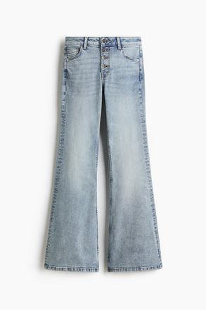 H&M Flared High Jeans - Blue