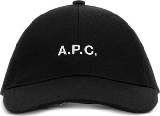 A.P.C. Cappello da baseball con ricamo - Nero