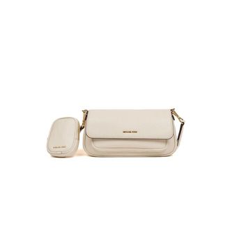 Michael Kors Tassen, Dames, Beige, ONE Size, Leer, Jet Set Travel Small Flap Crossbody With Tech Attachment