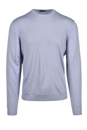 Drumohr Crew Neck Sweater - Light Blue