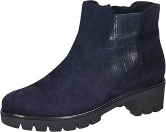 Semler Chelsea Boot - Dames - Schoenen - Blauw - Maat: 41 EU Leer
