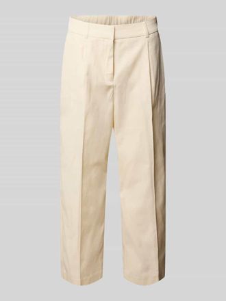 someday Someday Cropped Hose mit B&uuml;gelfalten Modell Cisan Flow in Sand, Gr&ouml;&szlig;e 34