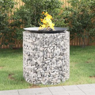 vidaXL Vidaxl - Brasero De Gaviones Hierro Galvanizado &Oslash;100 Cm