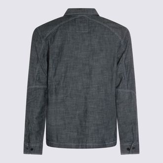 C.P. Company Mens Shirts Indigo _100 % Co
