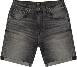 Lee Regular-fit-Jeans LEE Lee Jeansshorts 5 Pocket, Herren, Gr. 32, N-Gr, grau, Obermaterial: 79% Baumwolle CO. 20% Baumwolle CO recyc.. 1% Elasthan EL., 