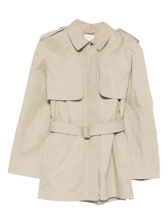 The Row Tavoris trench coat - women - Cotton/Cotton - 4 - Neutrals