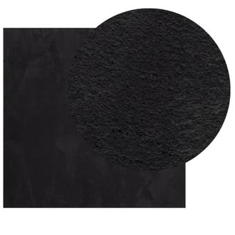 Berkfield Home Rug HUARTE Short Pile Soft & Washable Black 240x240 cm | Size: Medium