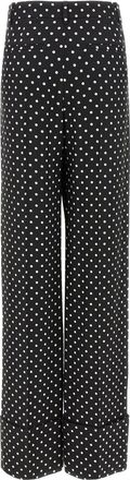 Valentino Garavani Womens Bicolor Viscose Casual Pants