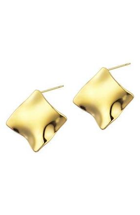 Adornia Molten Irregular Earrings in Gold at Nordstrom Rack