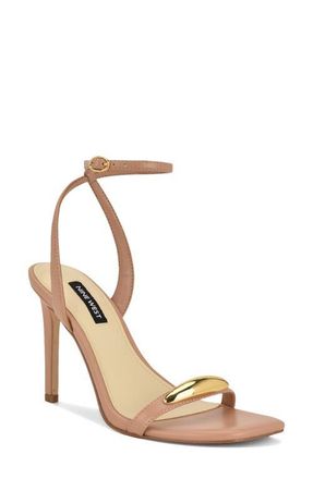 Nine West Props Ankle Strap Sandal in Light Natural at Nordstrom, Size 5.5