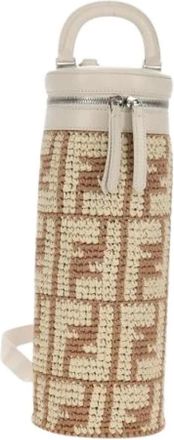 Fendi Pre-owned Mini Bags, female, Brown, Size: ONE SIZE Pre-owned Canvas Mini Bag