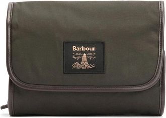Barbour Groene Praktische Beauty Case - Heren - Toilettassen - Groen - ONE Size - Katoen - Tassen