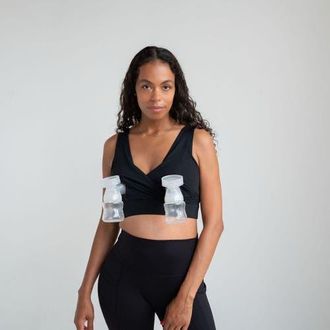 Love and Fit Everyday Luxe 3.0 Nursing & Hands-Free Pumping Bra in Black at Nordstrom, Size 3X-Large