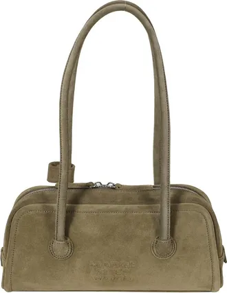 Marge Sherwood Tassen, Dames, Groen, ONE Size, Leer, Soft Boston EW
