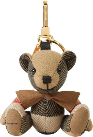Burberry Thomas Bear Charm - Dames - Sleutelhangers & Tashangers - Bruin - ONE Size - Leer - Accessoires