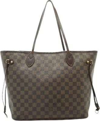 Louis Vuitton Pre-owned Tote Bags, female, Brown, Size: ONE SIZE Pre-owned Neverfull MM Tote